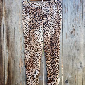 Guess Satin Leopard Pants